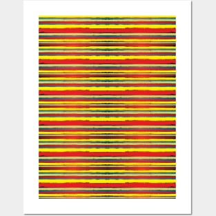 Rainbow lines Posters and Art